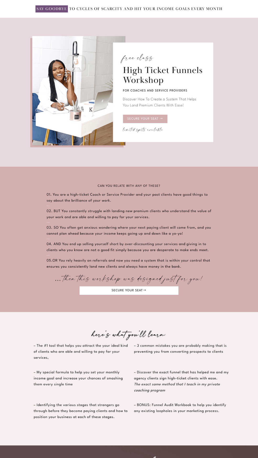 Website for service providers