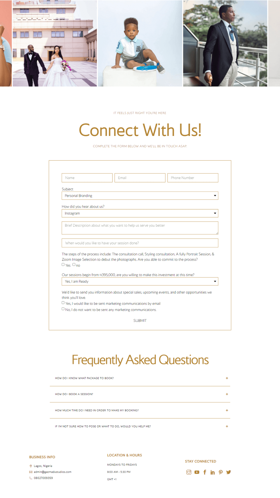 Lagos Website design service